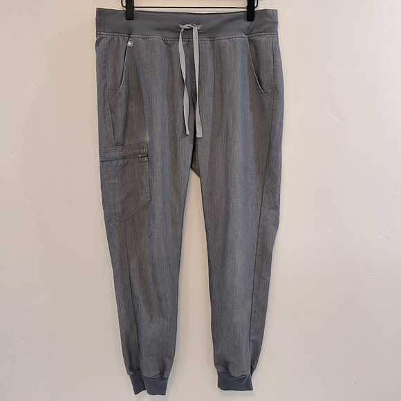 FIGS grey high waisted Zamora jogger scrub pant size xs - Picture 7 of 11